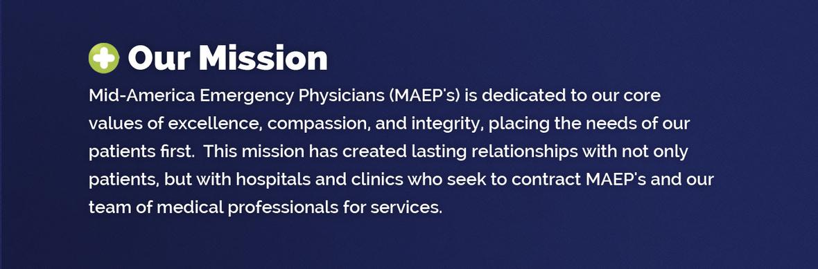 Banner graphic for the Where We Serve page for Mid America Emergency Physicians